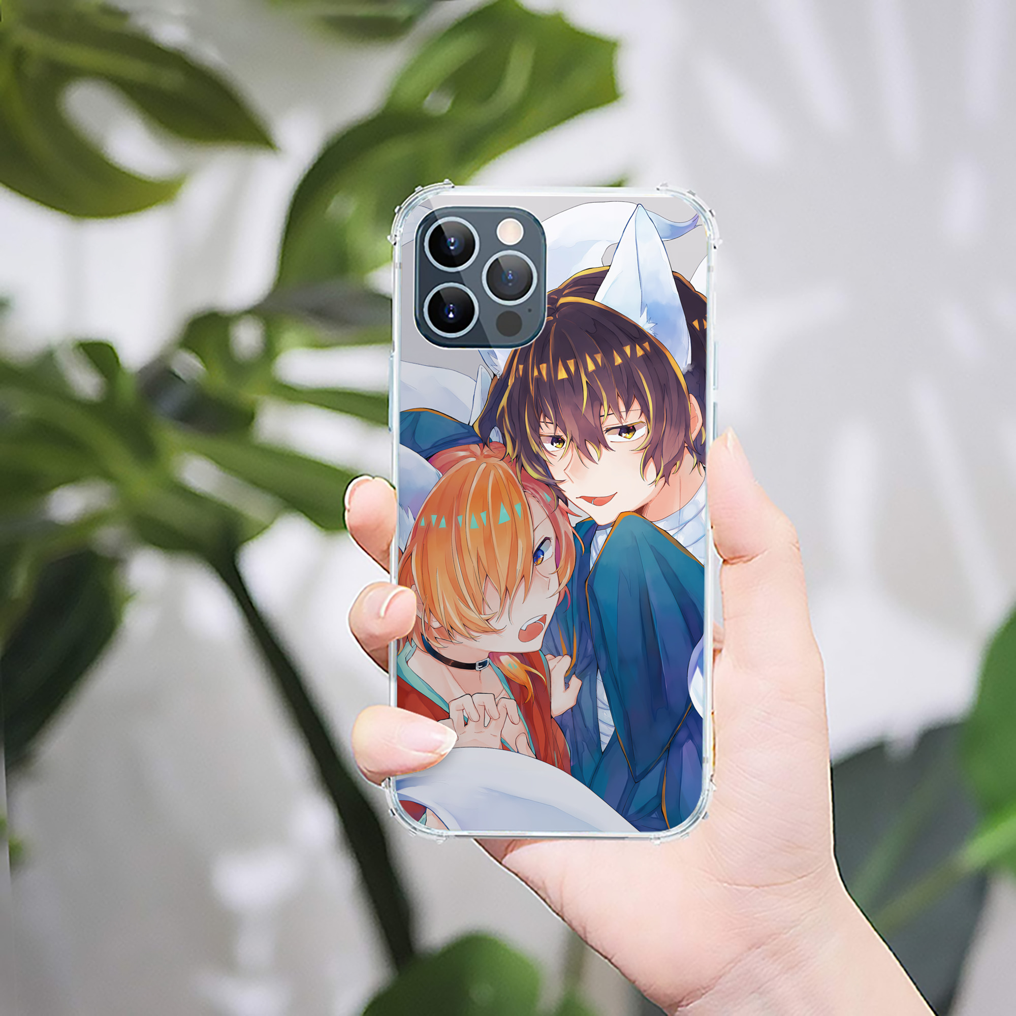 （画像用） 文豪ストレイドッグス Bungo Stray Dogs 【iPhone 12シリーズ対応】透明スマホケース（クリアソフトケース）